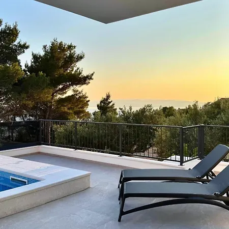 Villa Modern Dado With Heated Pool & Sea View In Makarska